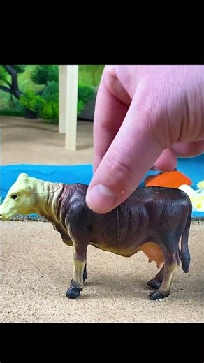Farm Small World Diorama With Animals And Windmill | Cow Pig Horse
