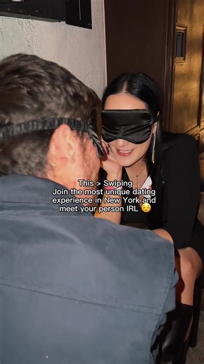 Join us on the 11th of January 💖 #newyorkcity #blindfoldeddating #datingevent #singlesevent #fyp