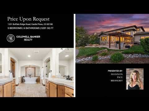 Shannon Pace presents 1251 Buffalo Ridge Road Castle Pines, CO | ColdwellBankerHomes.com