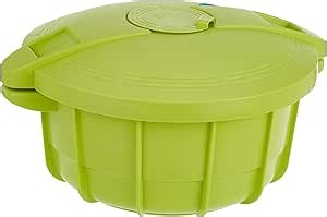 Amazon.com: Prestige Microchef סיר לחץ למיקרוגל 4 ליטר, אדום : לבית ולמטבח