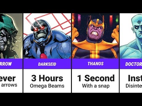 How Fast Comic Book Characters Could Kill 8 Billion People?