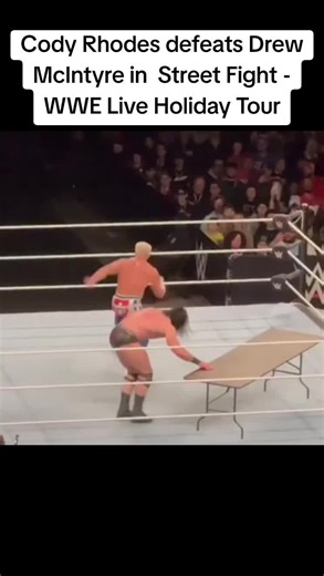 Cody Rhodes Wins Street Fight Against Drew McIntyre