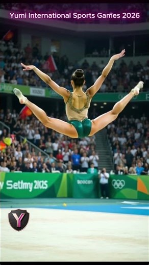 Exceptional flexibility and control in artistic gymnastics 💪 #gymnastics #flexibility