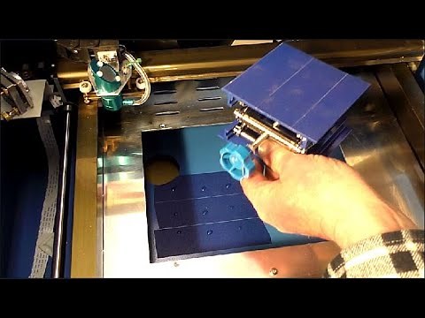 K40 LASER setting up an adjustable bed & CAD/CAM for 3D ENGRAVING