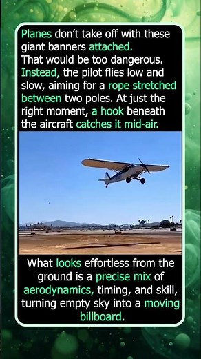 How Planes Grab Advertising Banners Mid-Air