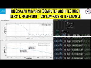 Bilgisayar Mimarisi (Computer Architecture) Ders11: Fixed-Point, DSP Low-Pass Filter Example Verilog