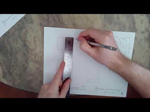 Professor Zimmerman's Orthographic Projection Practice A