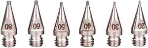 Tapered Dispensing Tip Musashi Split Precision Stainless Steel Dispensing Needles Stainless Steel Nozzle (0.4mm)