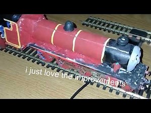 Custom model showcase: Alled Greedy the first red engine