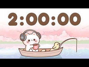 2 Hour Timer 🐱 2 Hr Study Timer for Classroom Focus