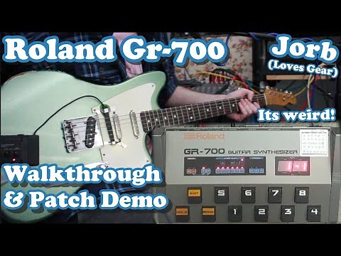Roland GR-700 Guitar Synth // Demo & Walkthrough