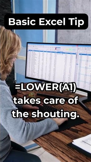 All caps in Excel -fixed! #excel #workfromhome #allcaps