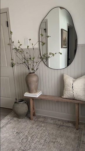This is the EASIEST accent wall I’ve ever done (aside from just paint 🤭)- these shiplap panels from
