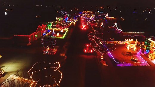 The holiday season is in the air, literally! Footage from a drone of some stunning light displays in Magna, Utah. Video: Scott Taylor | FOX 13 News