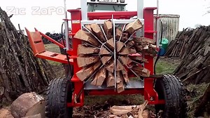 99K views · 622 shares | new invention machines, top 10 most amazing firewood cutting machine, wood splitter homemade Car Crash ZoPo | Woodworking Enthusiasts | Facebook