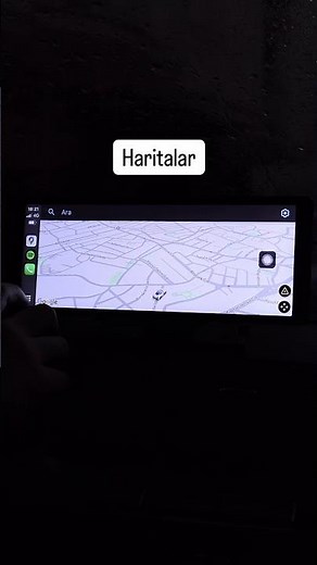 External display with wireless CarPlay and phone screen mirroring #CarPlay #YouTube #Maps