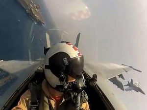 Jet Fighter Cockpit View Compilation