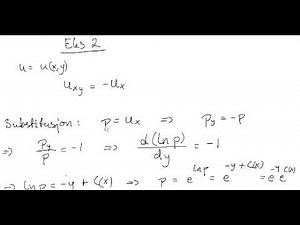 PDEs solved by ordinary differential equations