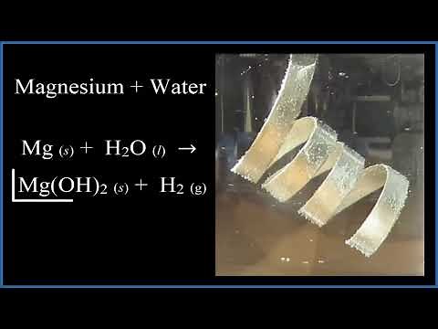 Is Magnesium (Mg) soluble in water?