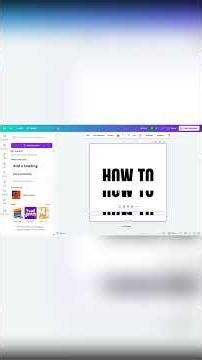 How to Make a Distorted Text Effect in Canva | Stretch & Warp Tutorial