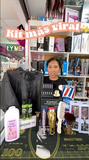 Kit de barbería Kemei: Herramientas completas para empezar con criterio