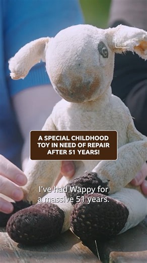 This 51-year-old teddy needs some TLC 🧸 Stream this week's brand new episode of #TheRepairShop On The Road on #iPlayer 🤎 | The Repair Shop