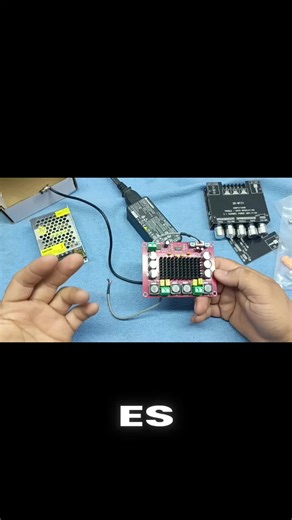 Como instalar un módulo XH-M543 y un fuente metalizada #viralvideotiktok #electrochavez #viralvideo explicativo