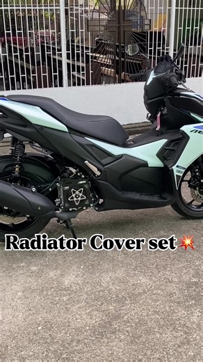 ARM Radiator Cap, Radiator Neck and Radiator Cover Star Spinner for Aerox v3 #radiatorcover #aerox #trending #viralvideo