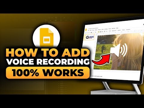 How To Add Voice Recording To Google Slides (FAST & EASY) | Google Slides Voice Recording