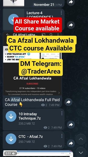 Ca Afzal Ctc Course Ca Afzal Lokhandwala Course #ctc#caafzal#trading#shorts#ytshorts#yt#trending