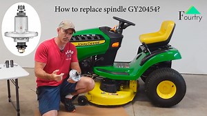 Watch DIY JIM show you how to replace spindle GY20454 from Fourtry on Amazon Live