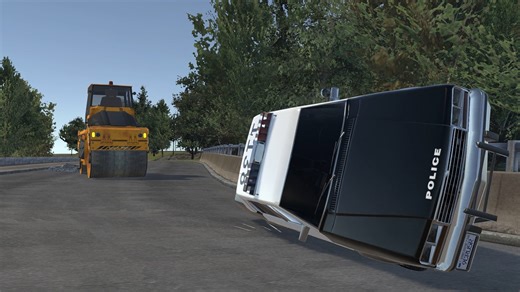 Police Chase 3D Animation - No-FX Cut