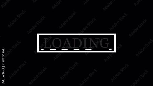 8 bit loading. Loading screen progress bar digital pixelated interface animation wait