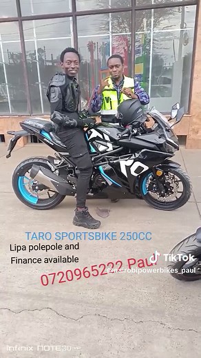 TARO SPORTSBIKE 250CC now available. Lipa polepole and Finance available. Call 0720965222 Paul #paulpowerbikers
