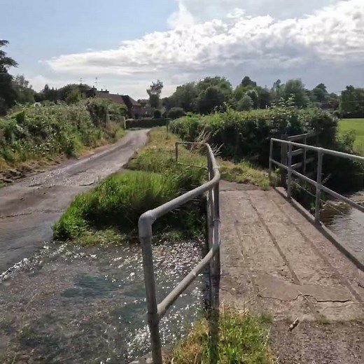 Bishops Sutton Ford over River Alre on Water Lane