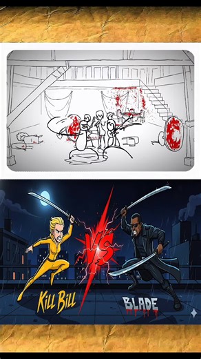 Exploring Animation Techniques in Kill Bill Inspired Cartoons