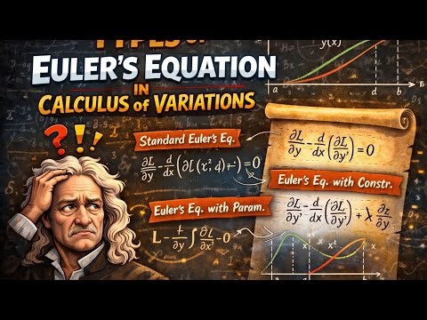 Calculus of variation: Types of Euler's equation 