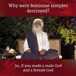 1M views · 14K reactions | The divine feminine has always been worshipped across the world but in the last two thousand years this has been systematically dismantled. Why couldn't Devi protect herself? | Sadhguru | Facebook