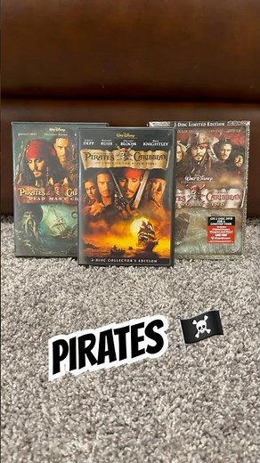 Pirates of the Caribbean on DVD