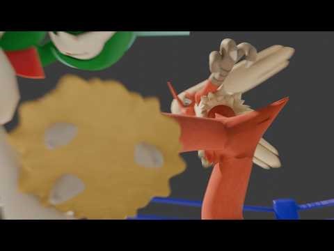 Blaziken VS Gallade (Animation Practise)