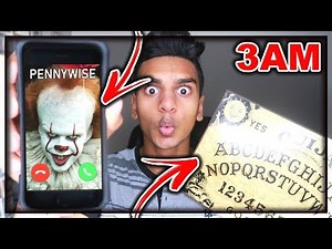 DO NOT PLAY THE OUIJA BOARD WHEN CALLING PENNYWISE (FROM IT MOVIE CHAPTER 2) AT 3AM!! *THIS IS WHY*