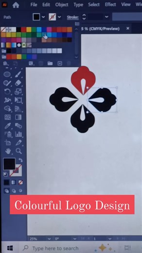 2K views · 30 reactions | How To Create Colourful Logo Design In Adobe Illustrator Tutorial Sumaiya's Design Hub | Sumaiya's Design Hub | Facebook
