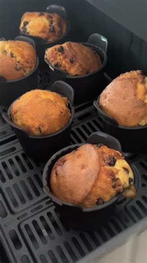 🧁✨ Muffins airfryer : démoulage parfait à tous les coups !