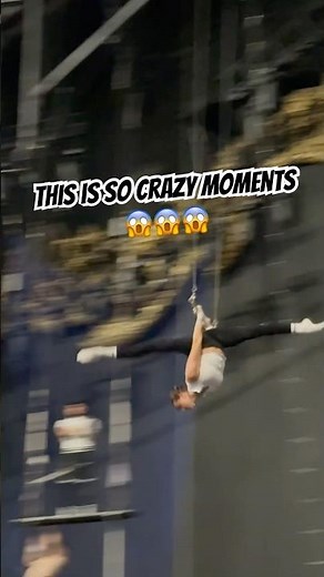 So crazy moments 😱 #gymnast #acrobatics #circus #цирк #flyingtrapeze #trampoline #flip #fail