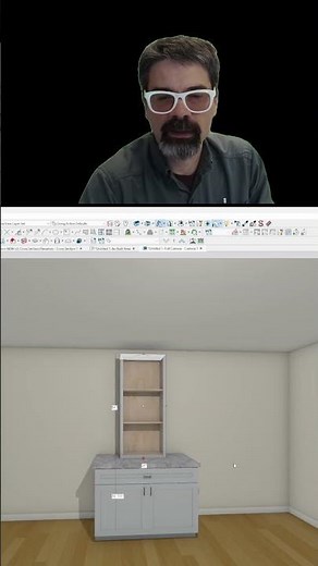 Show countertop thru bottom of wall cabinets | Chief Architect