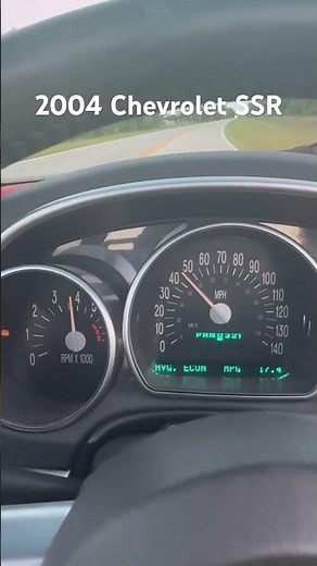 2004 Chevrolet SSR 0-60 (Bad oil pressure sensor causing light on dash)
