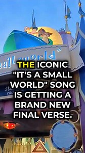 63K views · 1K reactions | ✨ The iconic "it's a small world" song is getting a brand new final verse, thanks to the legendary Richard Sherman. Starting July 17, 2025, guests will be able to hear the new lyrics in the final scene. ❤️欄 Is "it's a small world" a must-do ride for you when you visit? #ItsASmallWorld #DisneyMagic #ShermanBrothers #WorldofWalt | World Of Walt | Facebook