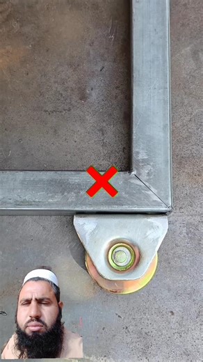 How to install gate wheel #youtubeshorts #weldingmethods #welding