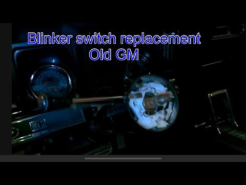 how to ￼￼change a blinker switch 69 Camaro MOST GM up to the 80s c10 corvette nova firebird chevelle
