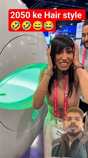 2050 ke hair style 🤣 #funny #shortsvideo #youtubeshorts